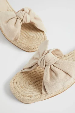 Seed Heritage Espadrilles-Sandra Knot Espadrille Natural