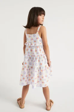 Seed Heritage Dresses-Scalloped Tier Dress Multi