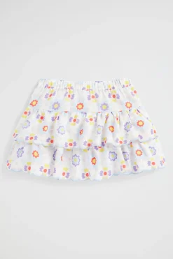 Seed Heritage Skirts-Scalloped Tier Skirt Multi