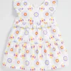 Seed Heritage Dresses-Scalloped Yardage Dress Multi