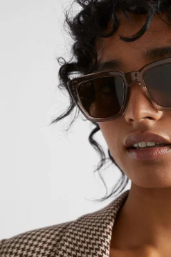 Seed Heritage Sunglasses & Glasses-Scarlett Cat Eye Sunglasses Hazel