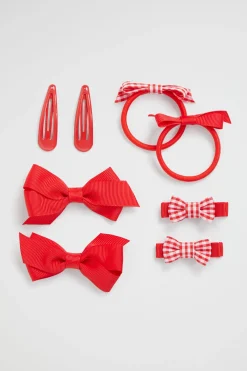 Seed Heritage Hair Accessories-School Hair Pack Red