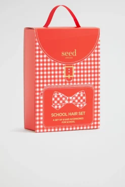 Seed Heritage Hair Accessories-School Hair Pack Red