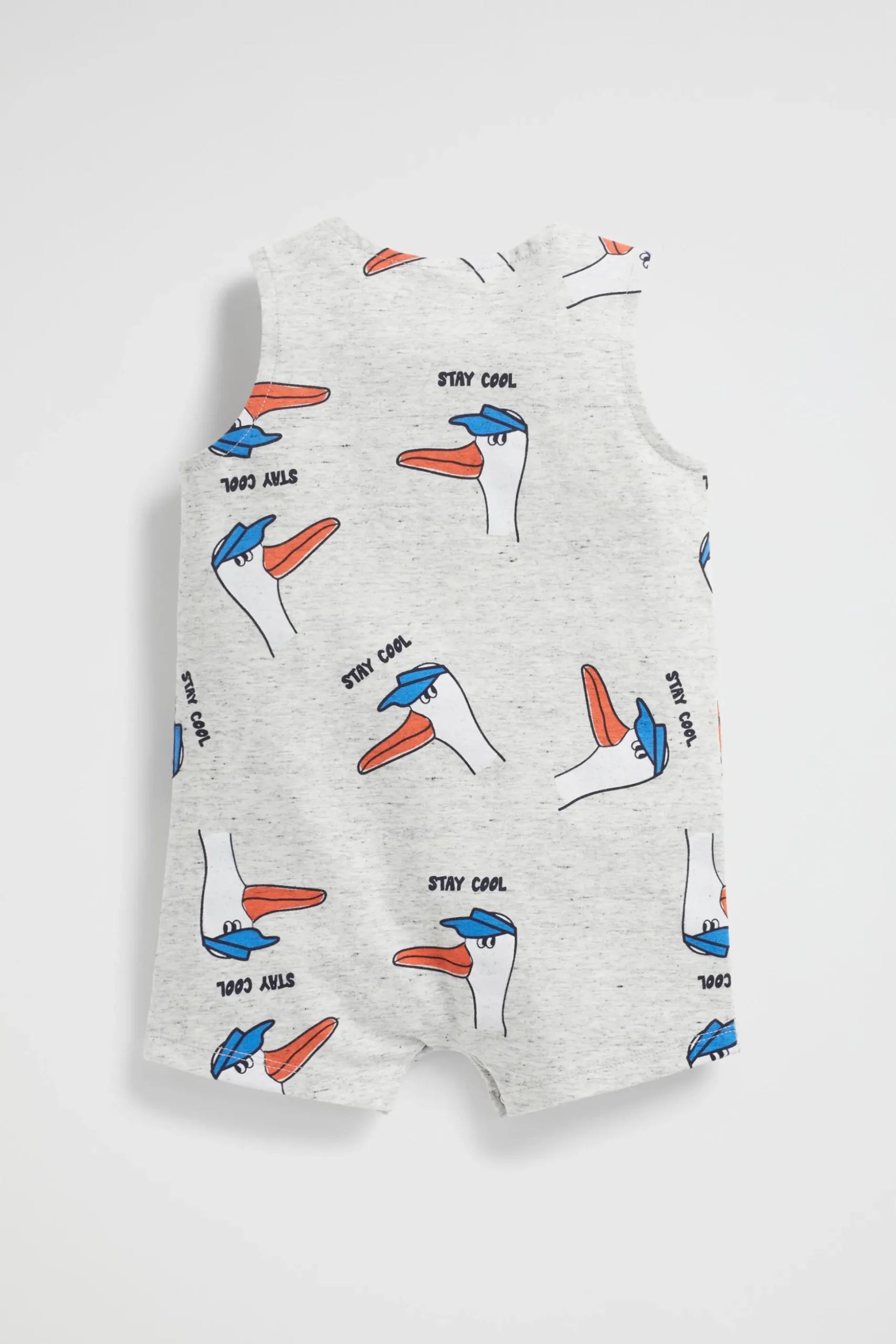Seed Heritage Shorts-Seagull Romper Cloudy Marle