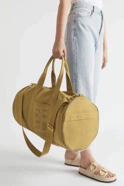 Seed Heritage Tote Bags-Seed Canvas Duffle Bag Deep Bronze