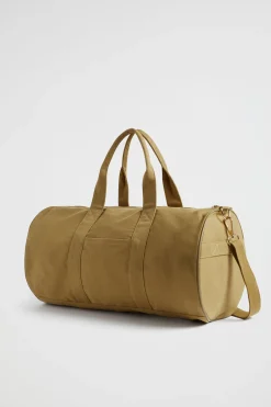 Seed Heritage Tote Bags-Seed Canvas Duffle Bag Deep Bronze