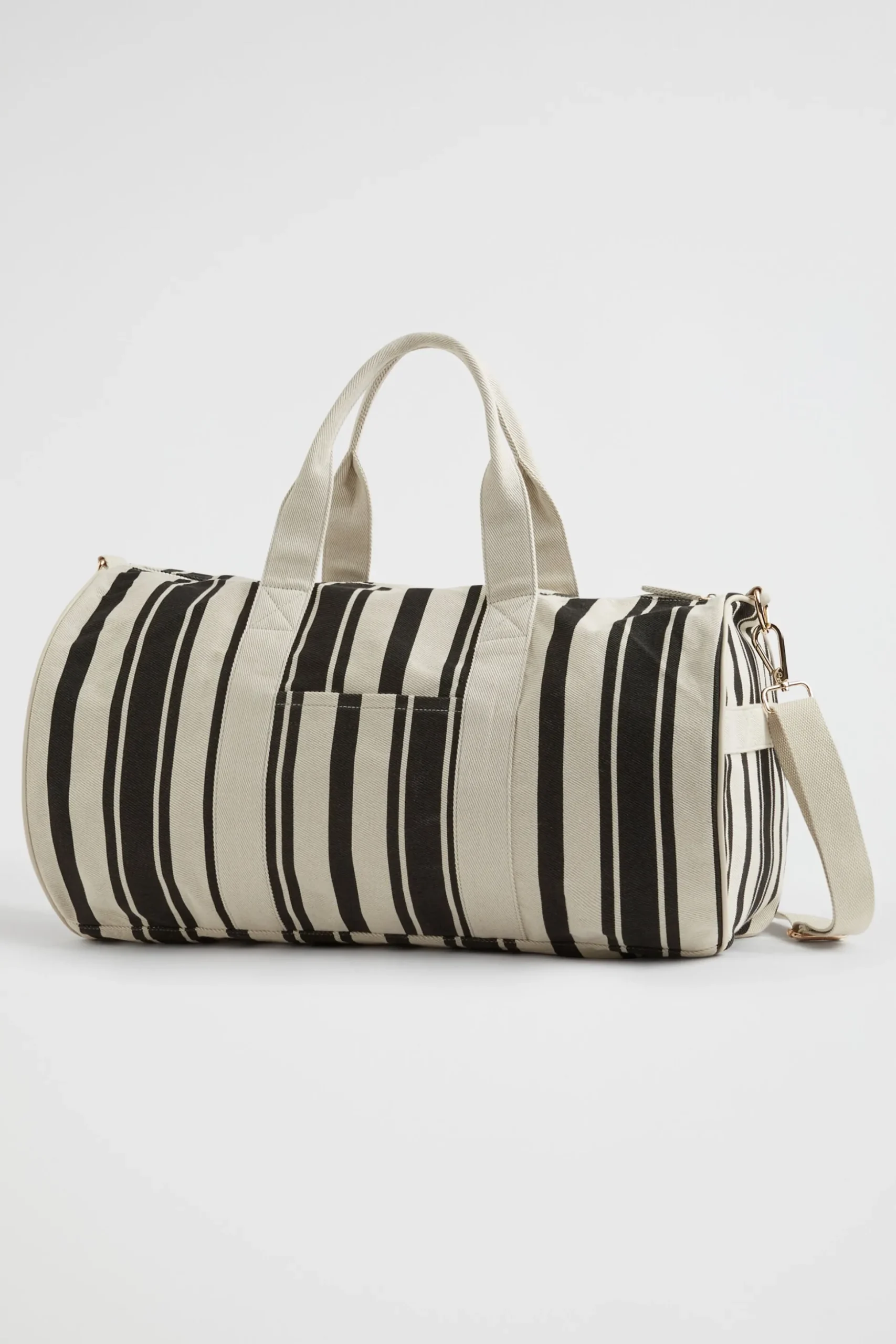 Seed Heritage Tote Bags-Seed Canvas Duffle Bag Black Natural