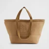 Seed Heritage Beach Bags-Seed Logo Jersey Overnight Bag Deep Brass