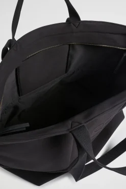 Seed Heritage Beach Bags-Seed Logo Jersey Overnight Bag Black