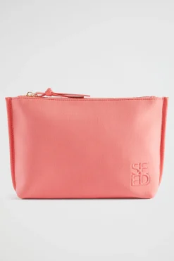 Seed Heritage Clutches & Pouches-Seed Logo Jersey Pouch Primrose
