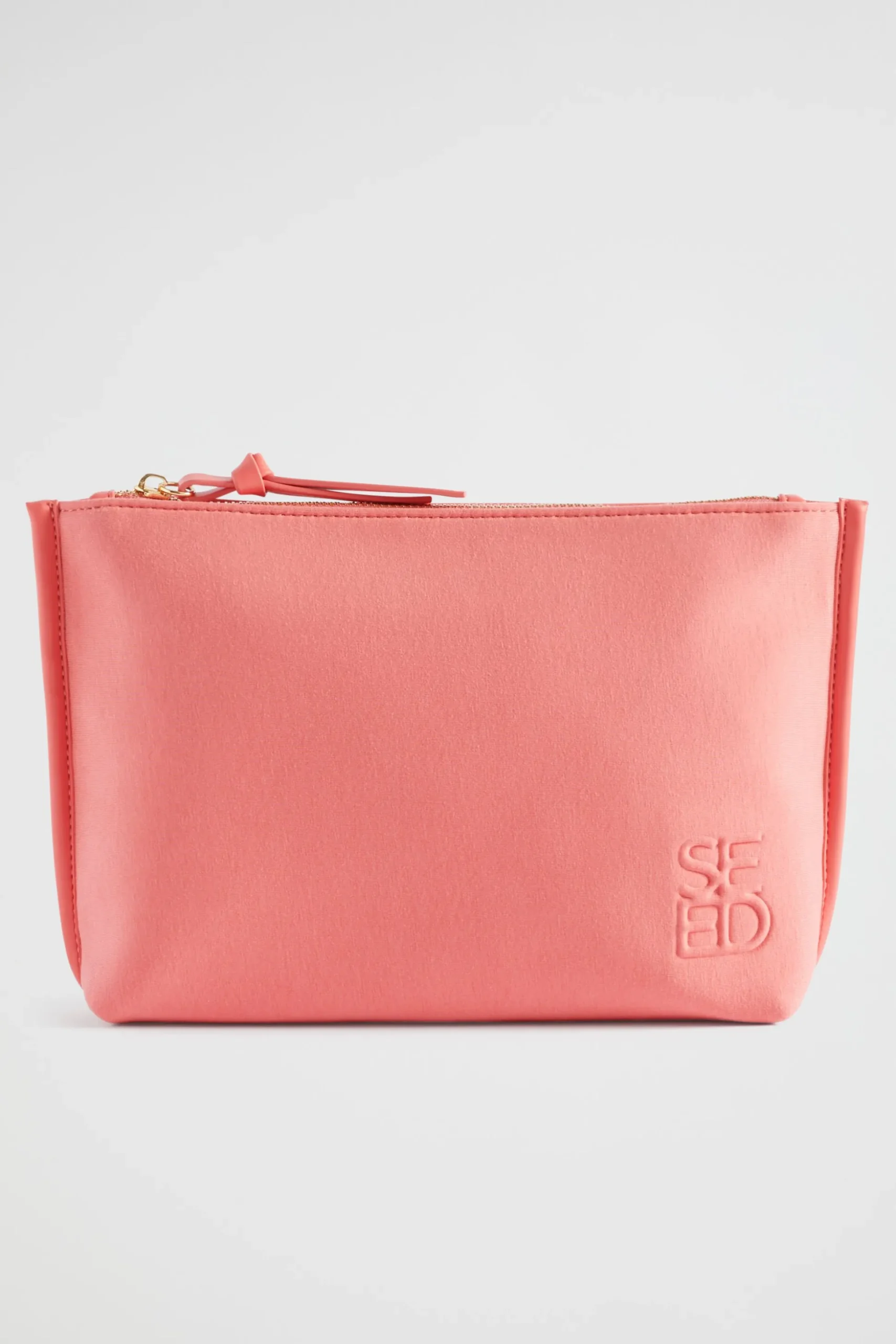 Seed Heritage Clutches & Pouches-Seed Logo Jersey Pouch Primrose