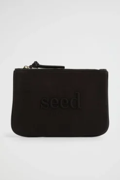 Seed Heritage Cosmetic Bags-Seed Pouch True Black