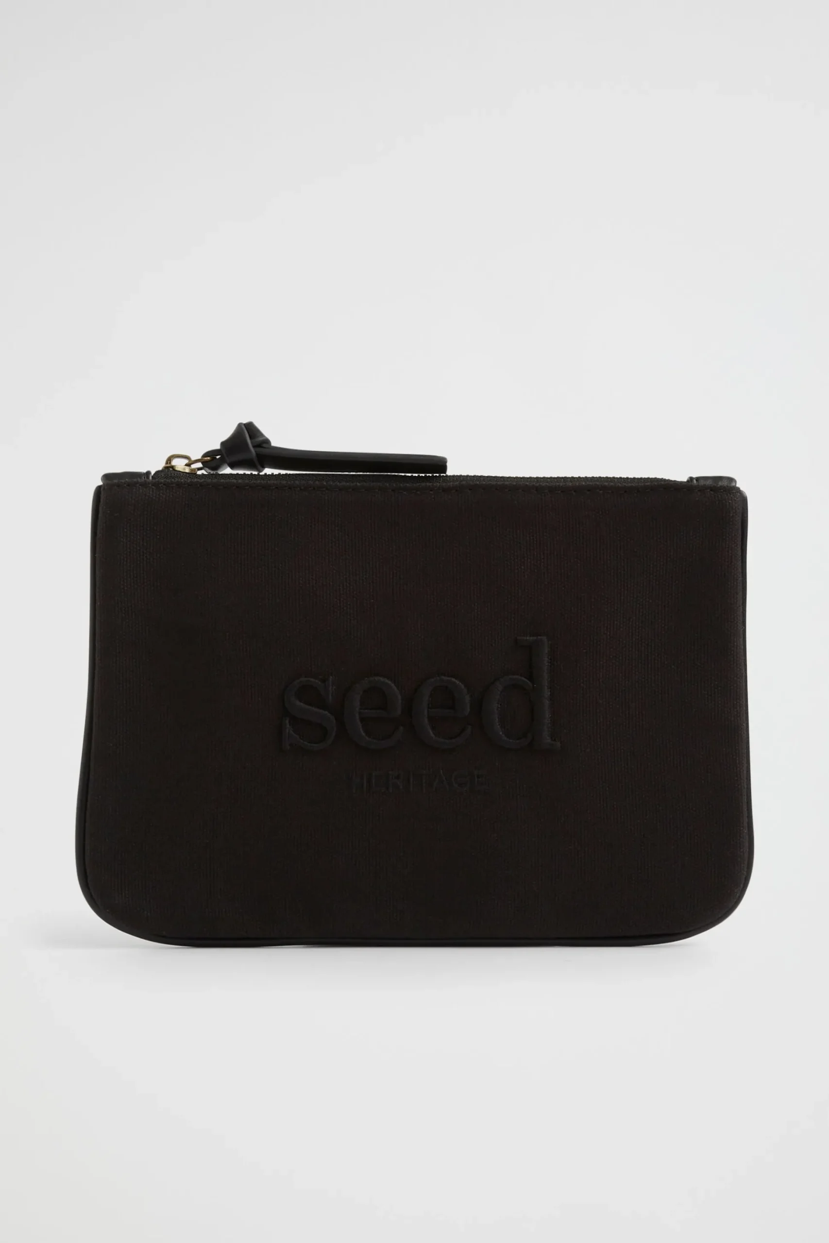 Seed Heritage Cosmetic Bags-Seed Pouch True Black