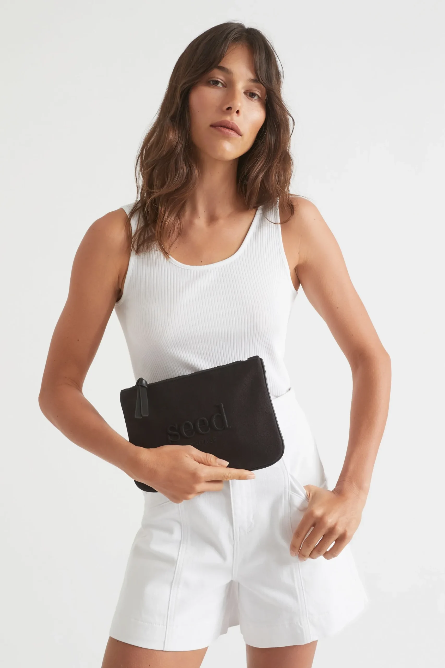 Seed Heritage Cosmetic Bags-Seed Pouch True Black