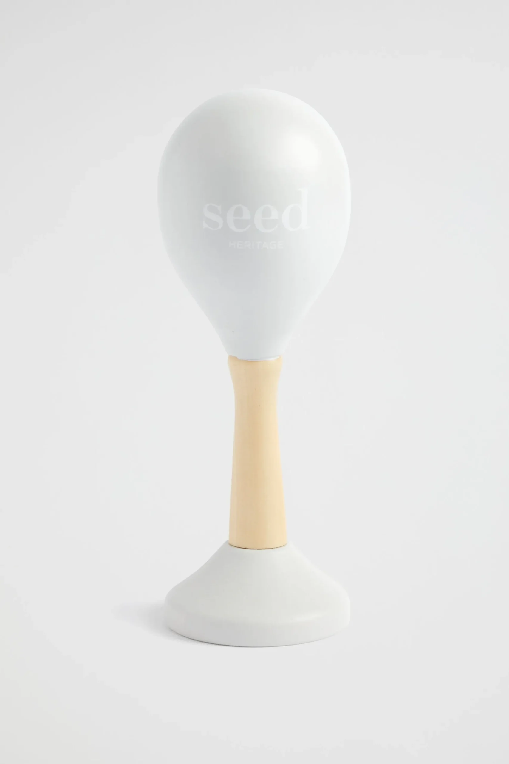 Seed Heritage Baby Toys-Seed Wooden Maraca Koala Grey