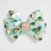 Seed Heritage Hair Accessories-Sequin Bow Duck Clip Multi