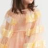 Seed Heritage Ponchos & Capes-Sequin Party Cape Flamingo