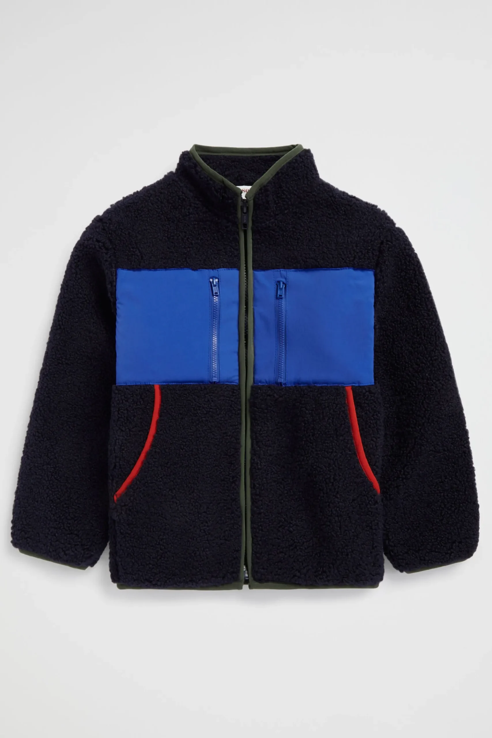 Seed Heritage Jackets & Vests-Sherpa Jacket Midnight Blue