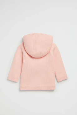 Seed Heritage Jackets & Vests-Sherpa Lined Cardi Dusty Rose