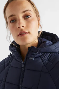Seed Heritage Jackets & Vests-Side Zip Puffer Jacket Midnight Sky