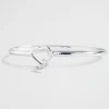 Seed Heritage Jewellery-Silver Initial Bangle J
