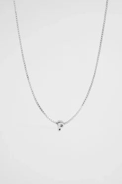 Seed Heritage Jewellery-Silver Initial Necklace P