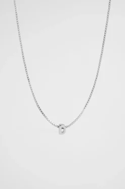 Seed Heritage Jewellery-Silver Initial Necklace D