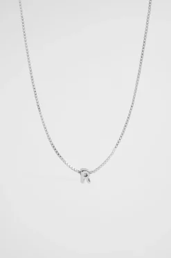 Seed Heritage Jewellery-Silve Initial Necklace R