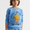 Seed Heritage Knitwear & Sweaters-Skating Dog Sweat Blue Sky