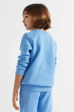 Seed Heritage Knitwear & Sweaters-Skating Dog Sweat Blue Sky
