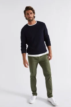 Seed Heritage Pants-Slim Chino Dark Khaki