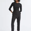 Seed Heritage Pants-Slim Leg Elasticated Pant Black