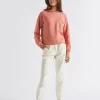 Seed Heritage Knitwear & Sweaters-Slogan Hoodie Honey Dew