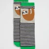 Seed Heritage Socks-Sloth Sock Multi