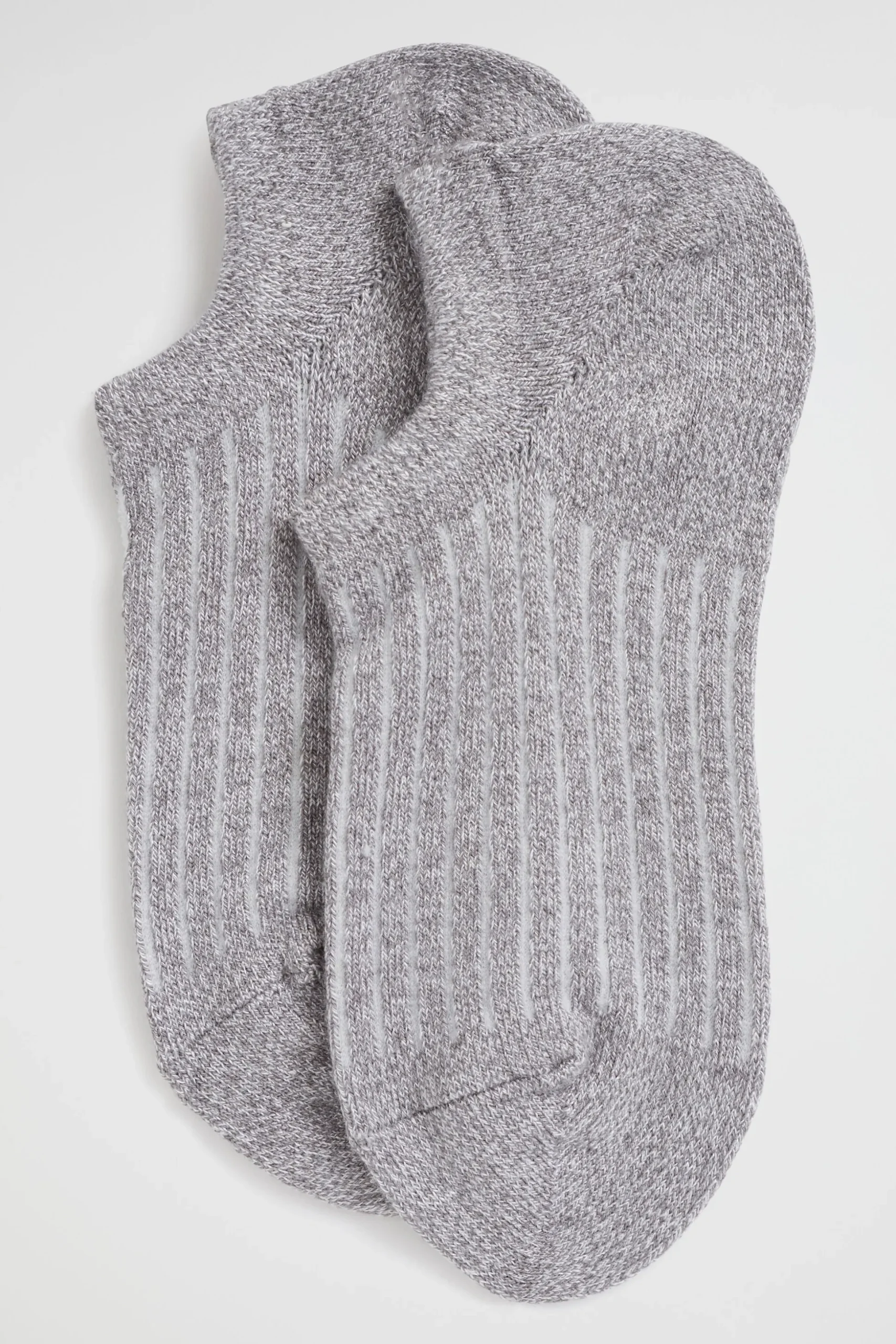 Seed Heritage Socks & Tights-Sneaker Sock Grey Marle