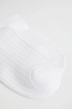 Seed Heritage Socks & Tights-Sneaker Sock Winter White