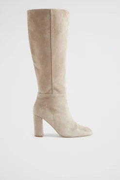 Seed Heritage Heels & Wedges-Sophie Knee High Boot Storm Suede