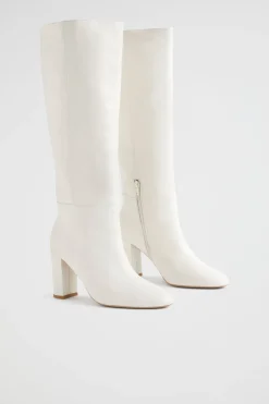 Seed Heritage Heels & Wedges-Sophie Knee High Boot Bone