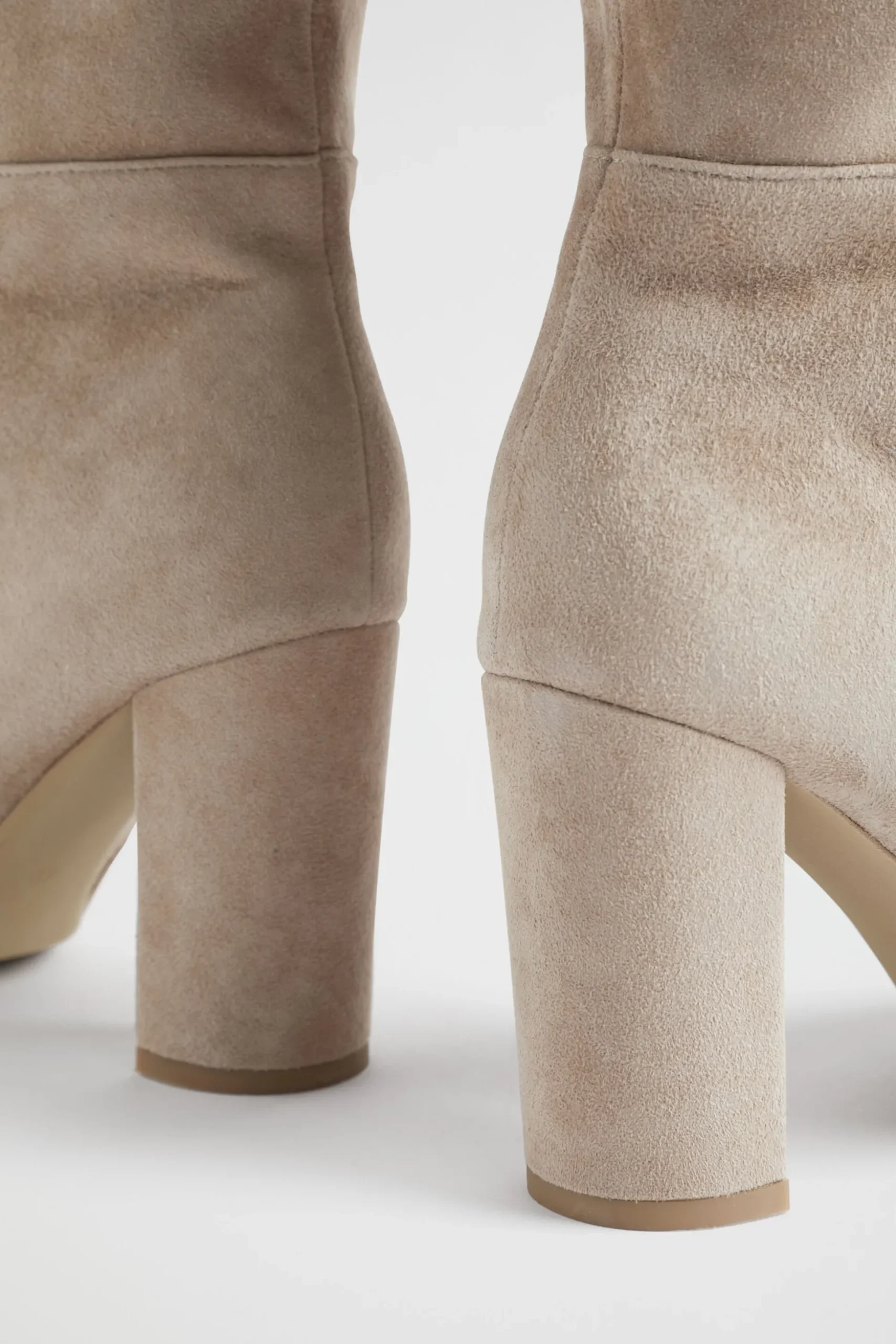Seed Heritage Heels & Wedges-Sophie Knee High Boot Storm Suede
