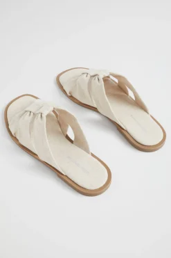 Seed Heritage Sandals & Thongs-Sophie Textile Slide Natural