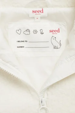 Seed Heritage Jackets & Vests-Splice Sherpa Jacket Canvas