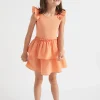 Seed Heritage Dresses-Splice Tank Dress Mango