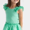 Seed Heritage Dresses-Splice Tank Dress Spearmint