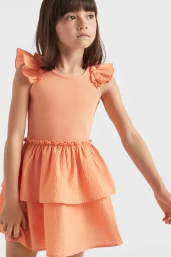 Seed Heritage Dresses-Splice Tank Dress Mango