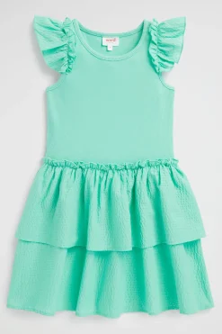 Seed Heritage Dresses-Splice Tank Dress Spearmint