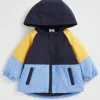 Seed Heritage Jackets & Vests-Spliced Jacket Blue Sky