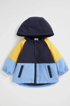 Seed Heritage Jackets & Vests-Spliced Jacket Blue Sky