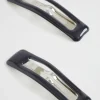 Seed Heritage Hair Accessories-Square Enamel Snap Clip Navy