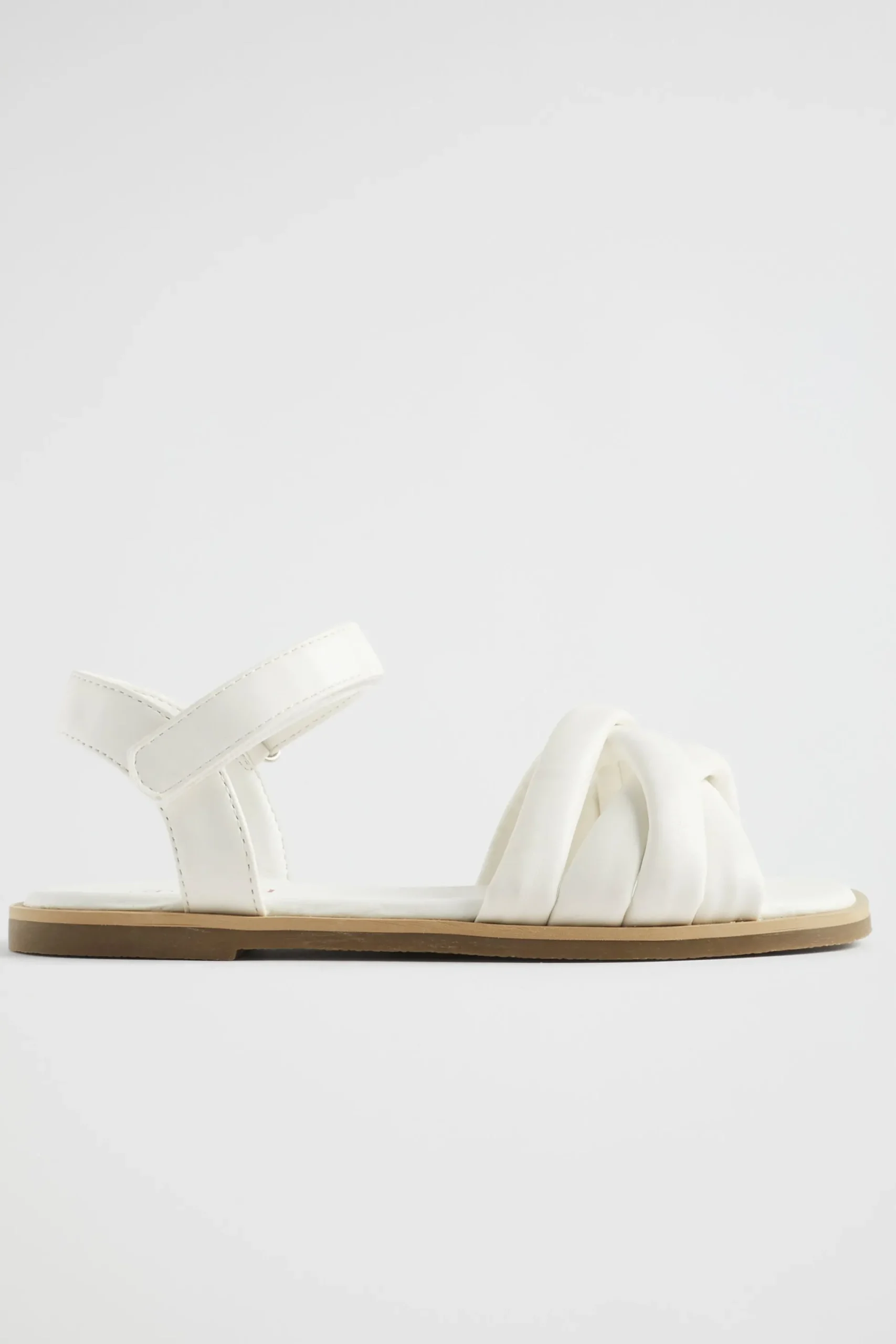 Seed Heritage Sandals & Slides-Square Toe Puffy Sandal White