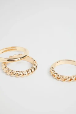 Seed Heritage Jewellery-Stacking Rings Gold